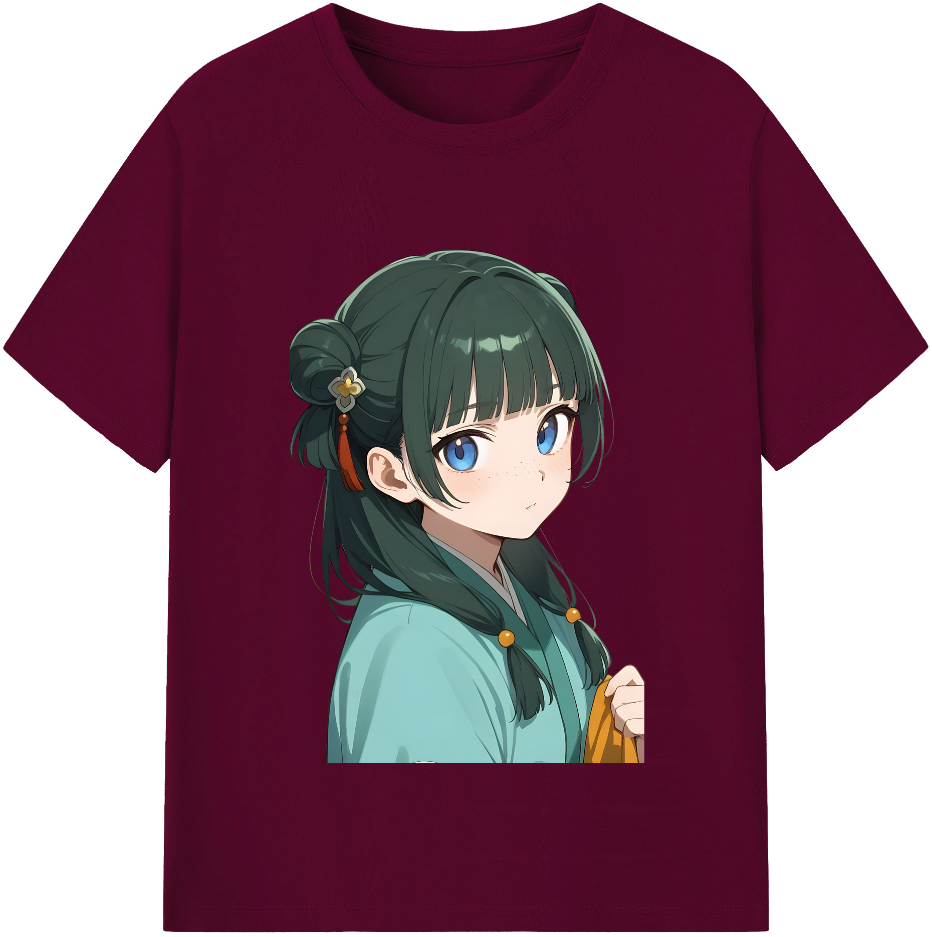 （画像用） 薬屋のひとりごと The Apothecary Diaries レディースカジュアルプリントTシャツ（綿100％）